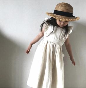 Stile elegante alla moda maniche volanti da ragazza in cotone da principessa vestito da festa da bambina vestiti da bambina costumi adorabili - Product Image 5
