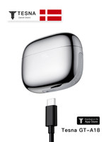 Nouveaux écouteurs sans fil semi intra-auriculaires Tesnas A18 avec ANC, audio Hi-Fi IP4X, chargement Type-C pour un port confortable