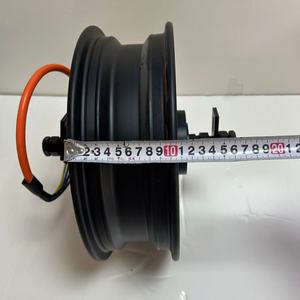 มอเตอร์ไฟฟ้า12นิ้ว QS 72V <span class=keywords><strong>3000W</strong></span> 100 km/h, มอเตอร์ดิสก์เบรก120/70-12 km/h กำลังสูง - Product Image 4