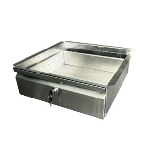 VICTORY KITCHEN Cajón Moderno de Acero Inoxidable para Exteriores con Riel Deslizante y Cesta - Product Image 2