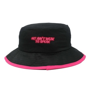 Sombrero de Pescador Unisex Casual de Alta Calidad, Color Negro, Impermeable, con Protección Solar y Logotipo Bordado, para Pesca, Ciclismo y Uso Diario - Product Image 3