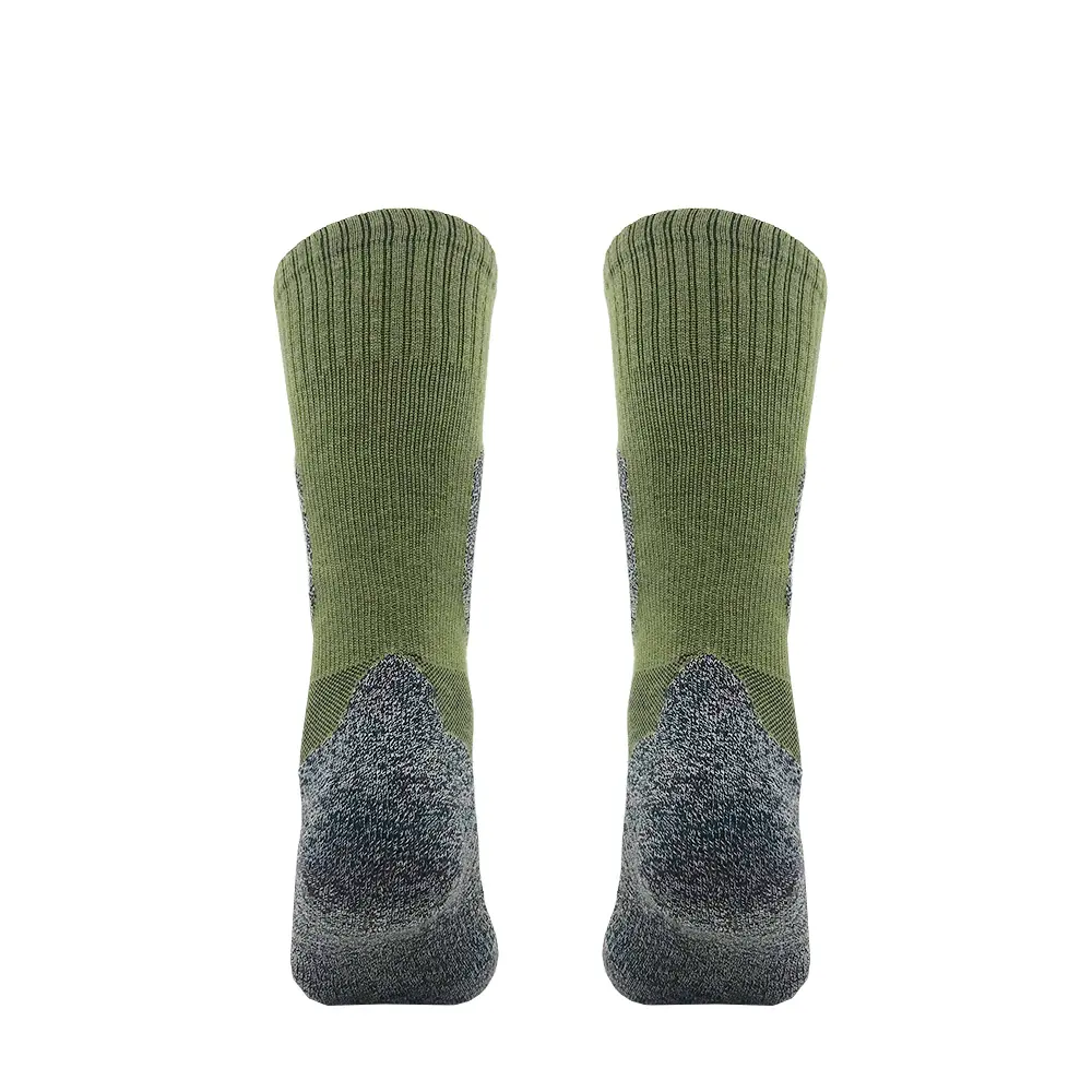 Performance Moisture Wicking Outdoor Camping Coolmax Terry Cushion Thermal Merino Wool Hiking Socks