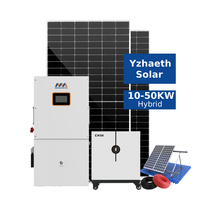 Panneau solaire bifacial 620w, système solaire hors réseau complet, système solaire hybride avec batterie 15kw pour le Royaume-Uni, kit 10kw