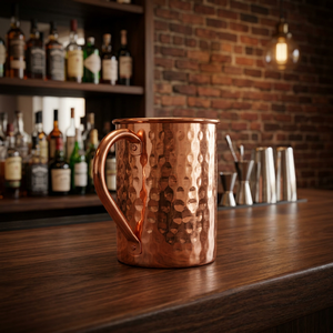 Copper Moscow Mule Copper Finishing <b>Mug</b> Hammered Moscow Mule Copper Cup Beer <b>Mugs</b> Manufacturer - Indian Home Crafts - Product Image 1