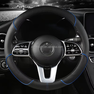 Funda de Cuero con Acabado Mate para Volante de Coche 3D, Compatible con <span class=keywords><strong>Sparco</strong></span> - Product Image 6