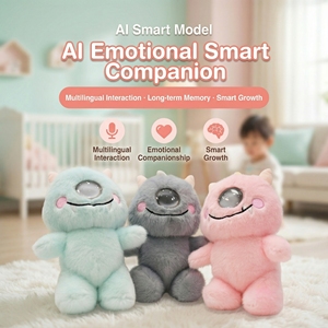 Beambox 2026 Little <span class=keywords><strong>Monster</strong></span>, Juguete de Peluche de Dinosaurio con IA para Conversar, en Oferta, Verde/Rosa/Gris, de Poliéster, Regalo de Cumpleaños - Product Image 3