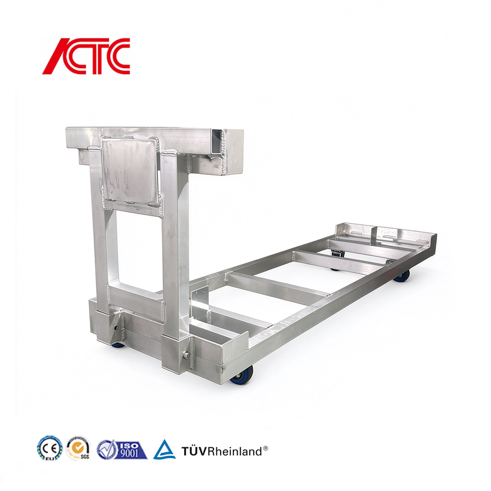 Stack Service Trolley Aluminum Alloy Foldable Mobile Stage Trolley with High Load Capacity ...