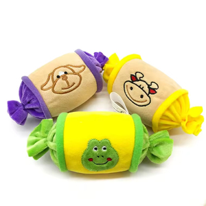 Dog Product Colorful Animal Stuffed Candy <b>Plush</b> Dog Product Colorful Animal Stuffed Candy <b>Plush</b> Dog Chew Toy - Product Image 1