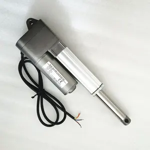 Atuador linear dc24v, motor elétrico com comentário de posição