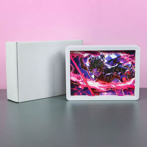 Аниме световой короб фигурка демона-убийцы танджироу подарок аниме на заказ светодиодный ночник Настольный Декор лампа Аниме Манга Подарочные товары - Product Image 6