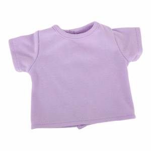 T-shirt uni pour poupée de <span class=keywords><strong>18</strong></span> pouces, vêtements pour poupée américaine de 43 cm, vente chaude - Product Image 2