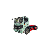 Camion Compacteur à Ordures Dongfeng 4x2 avec Bras Hydraulique de Levage, 31 Tonnes, Occasion, pour la Collecte et le Transport de Déchets de Construction et Domestiques
