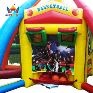 <span class=keywords><strong>Arena</strong></span> Deportiva Interactiva Cuatro en Uno de PVC para Juegos Deportivos Mundiales con Kits de Sopladores para Alquiler en Parques y Uso en Fiestas - Product Image 3