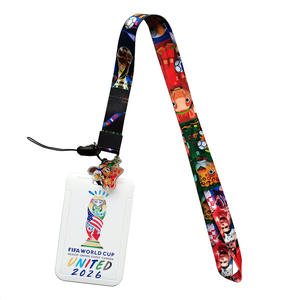 Porta Tarjetas de Autobús Modelo ZQ de Alta Calidad con Cordón para el Cuello, para Tarjetas de Identificación Estudiantil, Tarjetas de Comedor y Tarjetas de Campus 2026 para Equipos de Fútbol - Product Image 4