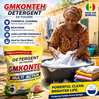 Lessive en poudre pour machine à laver Sénégal, haute mousse, détergent en poudre pour le linge