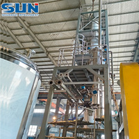 Colonne de distillation sous vide industrielle en acier inoxydable pour diéthanolamine, tour de rectification contrôlée par PLC, alimentée à la vapeur