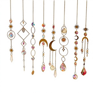 Decorazione da appendere per interni ed esterni, acchiappasole a campana a vento con luna, per matrimonio, compleanno, laurea, inaugurazione casa, SA003 - Product Image 1