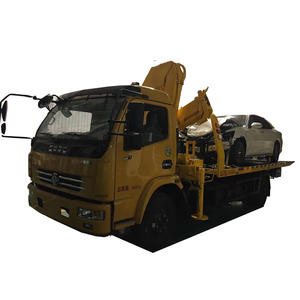 Dongfeng 4X2 5 tonnes Dépanneuse 5.6m Lits échoués Véhicule de récupération Véhicule de récupération routière avec grue à bras rabattable - Product Image 3