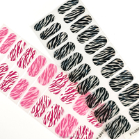 GMPC/Sedex/ISO/EUDR Vente en gros de bandes d'art d'ongles en gel à motif animal, motifs léopard, serpent, faux ongles imperméables pour femmes