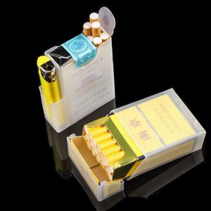 Men's Flip Open Plastic <b>Cigarette</b> Case Convenient Storage Box & <b>Bin</b> - Product Image 6