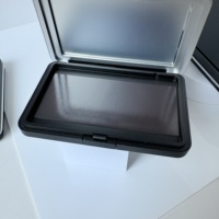 Palette de maquillage portable mate vide pour fards à paupières, avec grille de rangement variée, design à fermoir à pression, plusieurs tailles, OEM