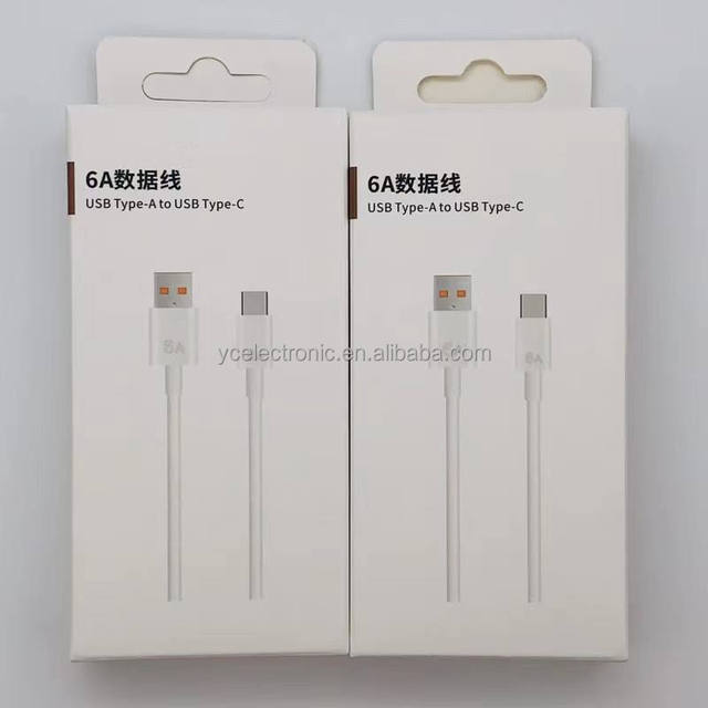 Cantell Cheap Price 6A USB Data Cable Quick Charger USB C Cable 6A Type C Fast Charging Cable for huawei