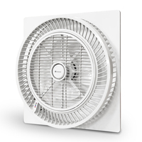 Ventilateur d'extraction mural ANGEGA VF-C6014S-1 en plastique ABS et PP, moteur à condensateur haute performance et LED en option pour usage domestique