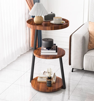 Style nordique minimaliste petite Table basse ménage étagères de rangement multicouches pour salon lumière canapé de luxe Table d'appoint