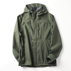 남성용 사용자 정의 20000mm 야외 방풍 낚시 하이킹 윈드 브레이커 스포츠 비 방수 재킷 - Product Image 5