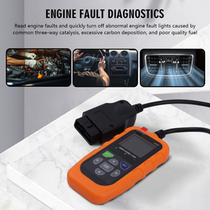 เครื่องสแกน V119 OBDII OBD2วิเคราะห์ระบบอัตโนมัติแบบพกพาสำหรับรถยนต์ทุกระบบเครื่องมือวินิจฉัยการทำงานของรถยนต์ - Product Image 4