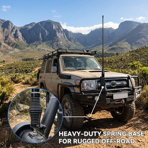 <span class=keywords><strong>Antenna</strong></span> CB UHF 6.0dBi 477MHz per Camion 4x4, <span class=keywords><strong>Antenna</strong></span> Off-Road in Fibra di Vetro, Base a Molla Rinforzata Stile KN, Prezzo di Fabbrica - Product Image 4