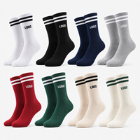 Chaussettes de sport personnalisées en gros avec logo, chaussettes athlétiques mi-mollet, chaussettes d'entraînement à séchage rapide, fournisseur OEM