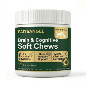 Suplemento Masticable Suave para Cognición Canina y Felina con DHA y Fosfatidilserina para Claridad Mental, Venta <span class=keywords><strong>al</strong></span> <span class=keywords><strong>por</strong></span> <span class=keywords><strong>Mayor</strong></span> OEM, Marca Privada - Product Image 6