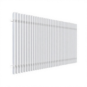 Panneau de clôture en alliage d'aluminium noir OEM et ODM, largeur 2,2 m (6 pieds), revêtement anti-UV durable, modélisation 3D moderne <span class=keywords><strong>pour</strong></span> maisons - Product Image 4