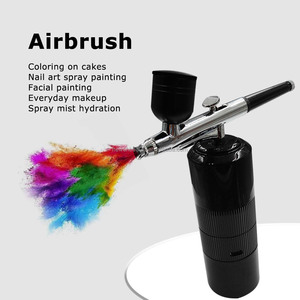 Kit aérographe compresseur sans fil à haute pression pistolet à <span class=keywords><strong>peinture</strong></span> buse 0.3mm aérographe pour tatouage des sourcils - Product Image 4