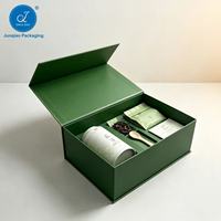 Boîtes rigides recyclables personnalisées avec fermeture magnétique, doublure imperméable, finition brillante/mate pour emballage cadeau et artisanat