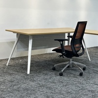 Pieds de table télescopiques contemporains en acier inoxydable – Cadre métallique abordable pour bureau à domicile, salon et table d'école