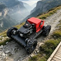 Lage temperatuur accu aangedreven robotmaaier 550mm rupsbanden freesmaaier koud weer elektrische bediening CE EPA