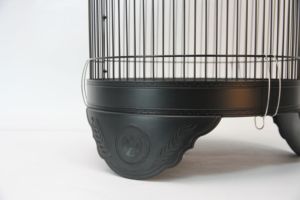 Fabrika Outlet metal tel katlanabilir kuş kafesleri Parakeets ve diğer kuşlar papağan Perches ile üreme kafesleri uçuş kafesi - Product Image 2