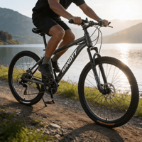 Rangka Sepeda Gunung Dewasa Murah, Ban Shimano, Sepeda Gunung, Mountainbike 26'' 27.5'' 29'' Garpu Suspensi Baja Karbon
