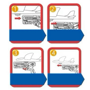 เครื่องยิงโฟมสำหรับเด็ก, เครื่องยิงของเล่นปืนยิงพลาสติก <span class=keywords><strong>EVA</strong></span> ของเล่นปืนยิงด้วยแสงสำหรับกลางแจ้ง - Product Image 4