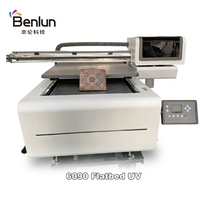 Mesin Printer Inkjet UV Flatbed Otomatis BL Factory Outlet 6090 untuk Pencetakan Kulit, Karton, dan Silinder untuk Label Ukuran A1/A3/A4