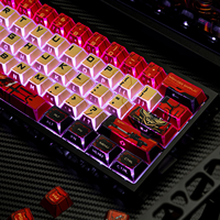 [Développez un clavier personnalisé] Clavier de jeu mécanique MTG68 avec logo personnalisé, rétroéclairage RVB transparent, hot-swap
