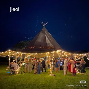 Customizable Luxury <b>Lantern</b>-shaped Wood Canvas Lodge Glamping Hut for <b>Outdoor</b> Camping Hotels Resorts Home Use Made Oxford Fabric - Product Image 3