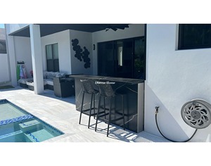 2025 dorene cao cấp L hình dạng BBQ đảo ngoài trời Bếp nướng tủ với đá thiêu kết Countertop kèm theo thanh chậu vòi - Product Image 4