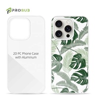 Coque Mobile Prosub 2D PC à Sublimation pour iPhone 15 Pro Max, Vierge, Personnalisable, pour Téléphone