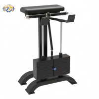 YONGLING FITNESS YL-1041 Appareil d'entraînement des avant-bras réglable de qualité commerciale avec pile de poids de 70 kg pour l'entraînement de force
