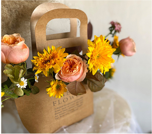 Boîte d'emballage de fleurs pliable créative, <span class=keywords><strong>bouquet</strong></span>, sac de transport portable, <span class=keywords><strong>bouquet</strong></span> de roses de <span class=keywords><strong>mariage</strong></span>, emballage floral, sacs cadeaux pour fleuristes - Product Image 5