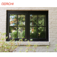 Ventanas de aluminio arqueadas personalizadas para alojamiento, con vidrieras y diseños de habitaciones, fotos de ventanas multiusos a medida.