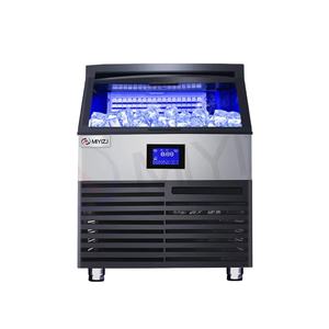 Machine à glaçons en cubes <span class=keywords><strong>de</strong></span> 80 kg à 130 kg par jour, haute productivité, pour eau du robinet et eau en bouteille, glace comestible, fabricant <span class=keywords><strong>de</strong></span> glaçons - Product Image 1